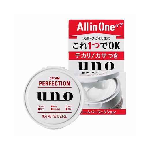 【香港直邮】日本资生堂  UNO吾诺 男士五合一多效保湿面霜 90g 商品图0