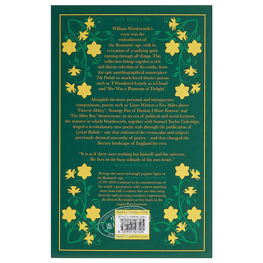 【中商原版】威廉·华兹华斯诗集 英文原版 Alma Classics: The Prelude and Other Poems / Wordsworth William 诗歌 商品图1