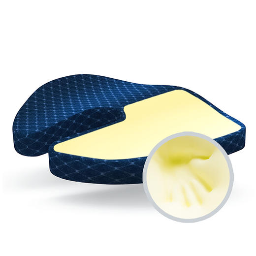 【坐8小时也不会累！舒缓腰背】TOTONUT 魔态记忆棉腰靠/坐垫 保护腰椎、盆骨、肩胛；远离痔疮 商品图6