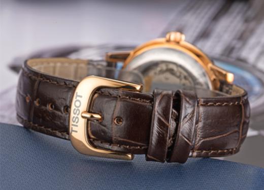 天梭Tissot卡森系列T085.407.36.013.00皮带80机芯机械男表 商品图3