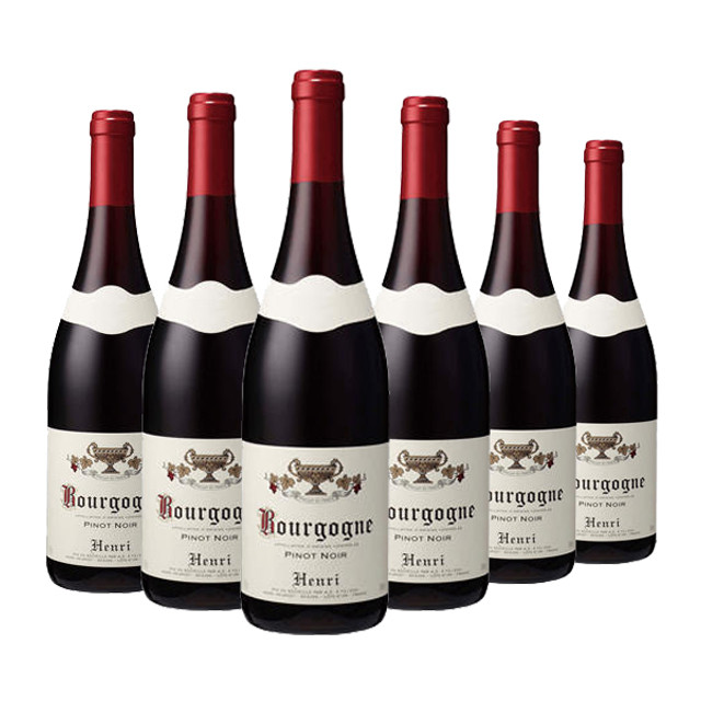 【整箱装】亨利勃艮第黑皮诺红葡萄酒 henri bourgogne pinot noir