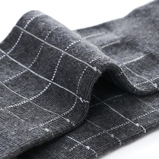 格纹绅士袜 · 英伦风 精梳棉长筒袜（3双） 商品图2