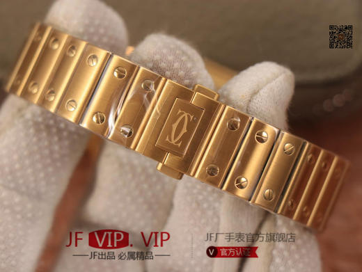 BV男装大号-卡地亚新款山度士 表壳：316材质表盘：渐变蓝色表针，尺寸：39.8X47.5X9.08毫米表冠：蓝宝石机芯：MIYOTA-9015 商品图7