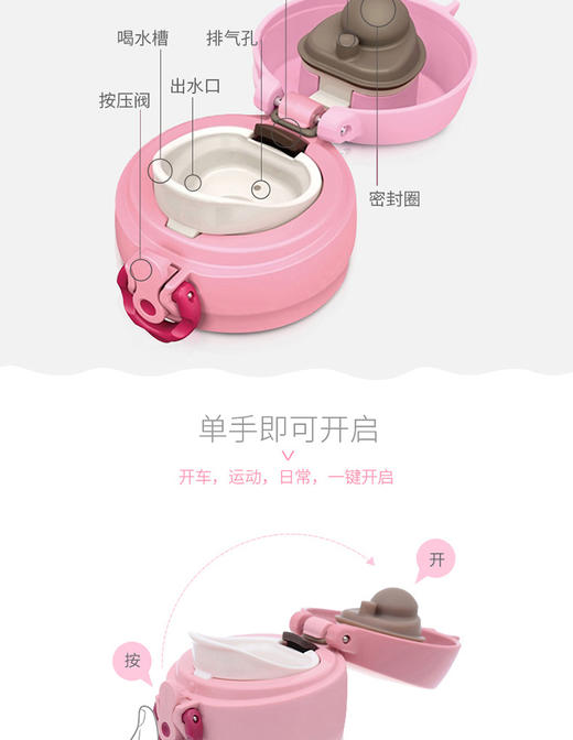 日本膳魔师保温杯超持久保温保冷JNL-503 CRG 500ml 米色JPY带授权招加盟代理 商品图6