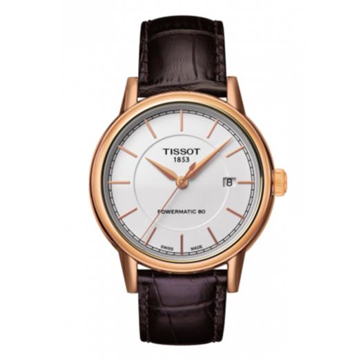 天梭Tissot卡森系列T085.407.36.011.00皮带80机芯机械男表 商品图0