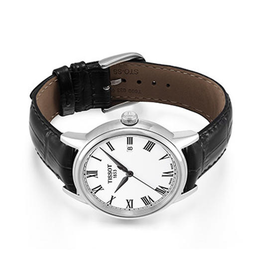 天梭Tissot卡森系列T085.410.16.013.00皮带石英男表 商品图1
