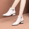 OLD-XF301-2秋季新款粗跟平底尖头女靴 商品缩略图1