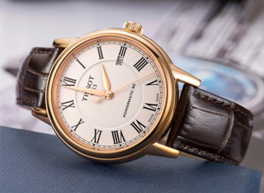 天梭Tissot卡森系列T085.407.36.013.00皮带80机芯机械男表 商品图1