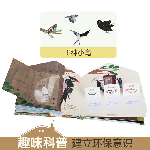 这是我的家科普翻翻书：小鸟的家 原价88 商品图4