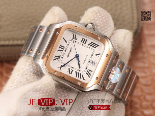 BV男装大号-卡地亚新款山度士 表壳：316材质表盘：渐变蓝色表针，尺寸：39.8X47.5X9.08毫米表冠：蓝宝石机芯：MIYOTA-9015 商品图0