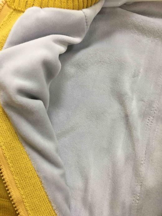 棉果果秋冬季男童纯棉线双层加绒加厚保暖里子对开外套毛衣M412161519656 商品图3