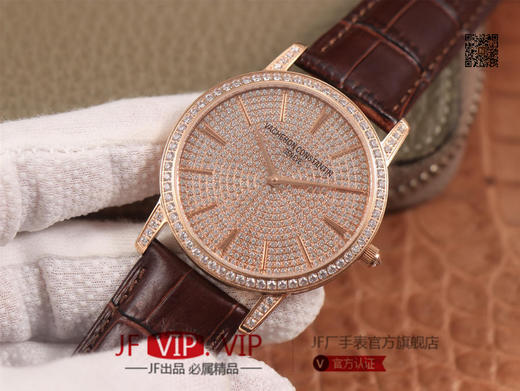 EA江诗丹顿传承系列奢华满天星男士腕表，型号：81579/000G-9274，共镶嵌660施华洛水晶美钻，机芯搭载进口9015改江诗丹顿1326新型自动上链机芯 商品图1