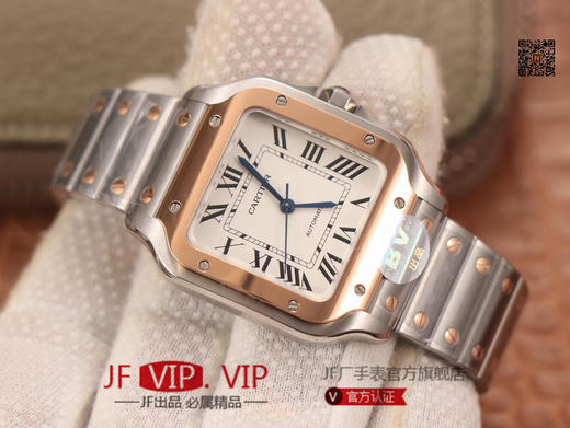 BV男装大号-卡地亚新款山度士 表壳：316材质表盘：渐变蓝色表针，尺寸：39.8X47.5X9.08毫米表冠：蓝宝石机芯：MIYOTA-9015 商品图2