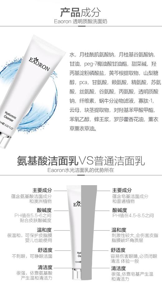 【澳洲直邮】Eaoron透明酸质洗面奶100mlJPY带授权招加盟代理 商品图7