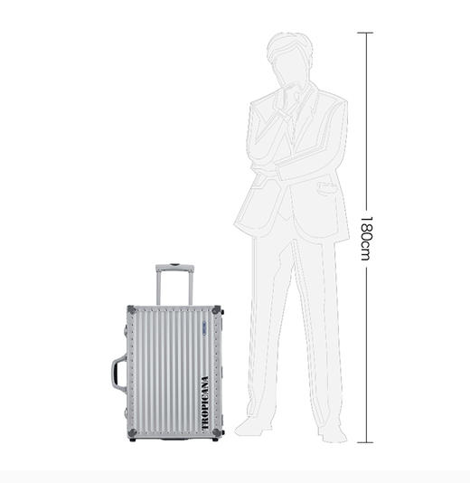 Rimowa 日默瓦 银色行李箱 370.08.00.2 商品图3