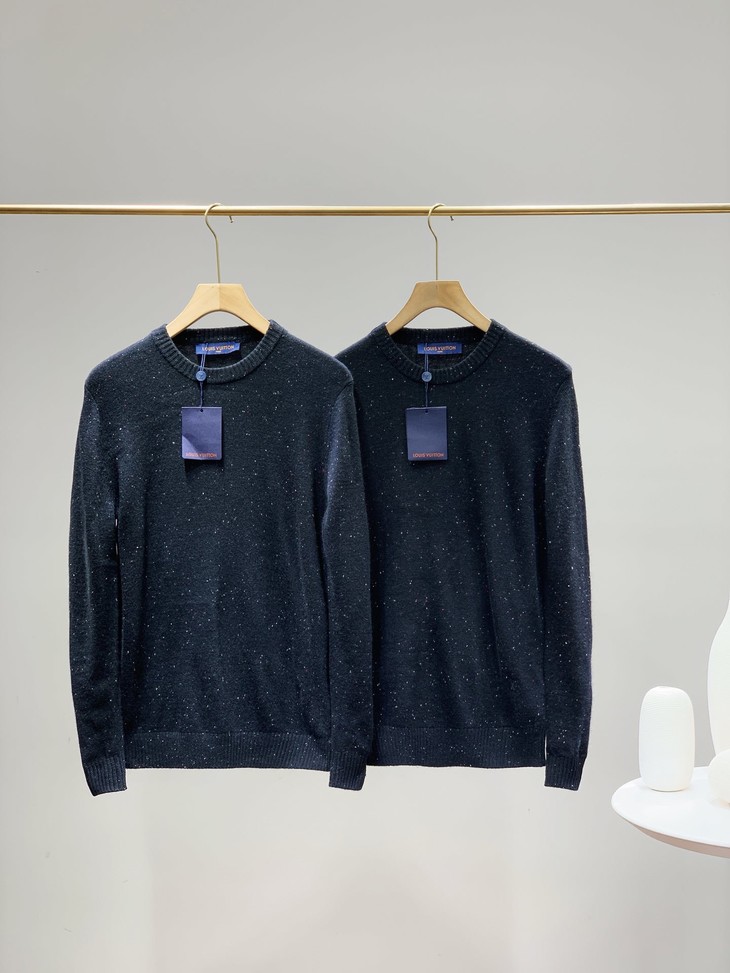 点此购买 lv 男女款满天星羊绒衫 左130049