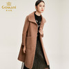 【100%绵羊毛】乔万尼大衣秋冬流行羊毛呢外套直筒收腰呢子大衣女中长款EN4A841 商品缩略图1