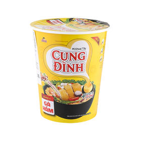 越南 公仃牌香菇鸡肉风味方便面65g*6杯面JPY带授权招加盟代理