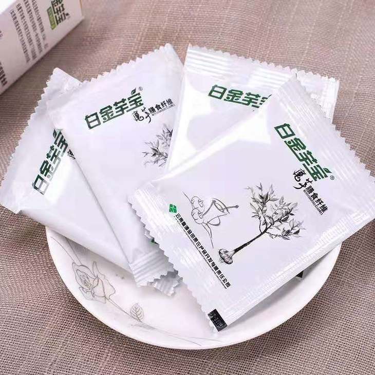 云南富源魔芋粉代餐粉魔芋胶膳食纤维饱腹食品白金芋宝膳食纤维礼盒红