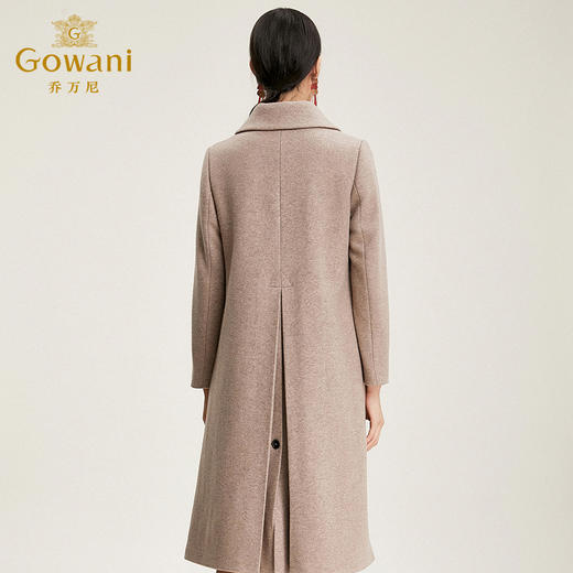 【绵羊毛】乔万尼女冬外套羊毛大衣流行中长款毛呢大衣韩版直筒EN4A718 商品图3