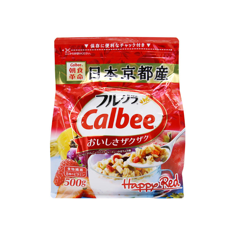 日本京都制造 卡乐比Calbee麦片500g