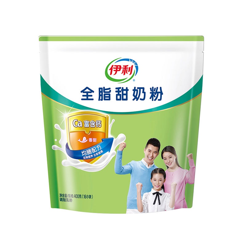 伊利全脂甜奶粉400g(新包装)JPY带授权招加盟代理