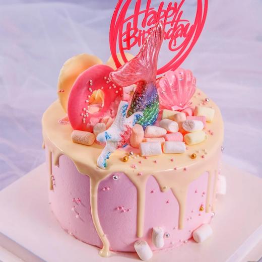 人鱼小姐生日蛋糕 商品图2