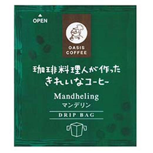 日本进口oasis coffee/绿洲咖啡滤挂滴漏挂耳式咖啡 /Mandheling10包/件（8g/包，曼特宁）JPY带授权招加盟代理 商品图3