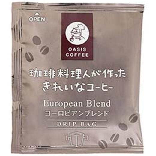日本进口oasis coffee/绿洲咖啡滤挂滴漏挂耳式咖啡 /European Blend 10包/件（8g/包，欧洲混合）JPY带授权招加盟代理 商品图3