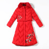 CQ-XPH9R3秋季新款翻领印花保暖时尚中长款单排扣外套 商品缩略图4