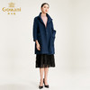 【绵羊毛】乔万尼毛呢外套女时尚简约呢子大衣秋冬流行大衣中长款EN4A719 商品缩略图1