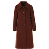 【100%绵羊毛】乔万尼羊毛大衣女流行中长款直筒显瘦毛呢大衣冬季外套EN4A836 商品缩略图4