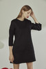  秋冬 针织拼接袖羊绒呢女裙 SJF17W301N 商品缩略图0