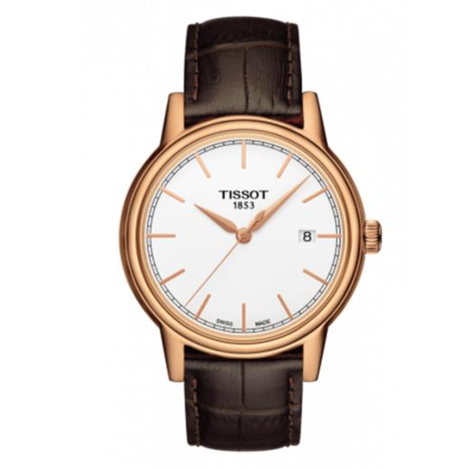 天梭Tissot卡森系列T085.410.36.011.00皮带石英男表 商品图0