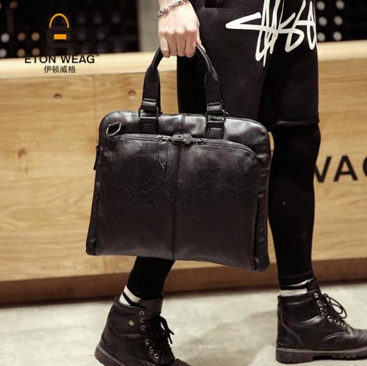 【服饰鞋包】韩版公文包商务包手提包斜挎包单肩包 斜跨包 男包包 男士休闲包 商品图1