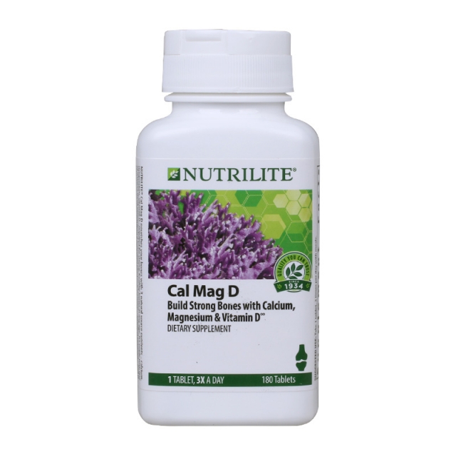 【美版】NUTRILITE 安利纽崔莱 天然钙镁D片 180片/瓶JPY带授权招加盟代理