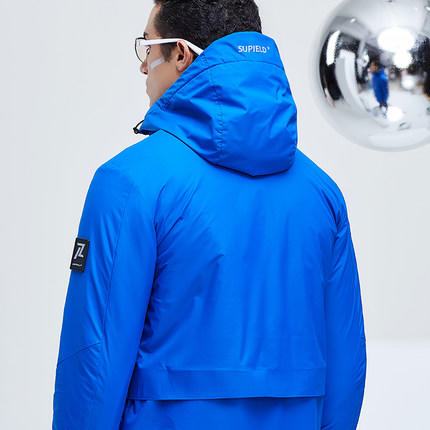 Supield素湃黑科技蓝奇热宇航气凝胶冬季男防寒服保暖外套潮P713 商品图3