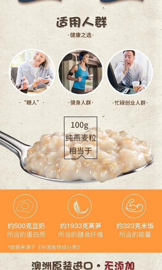 澳洲进口Moulamein牧乐民钢切燕麦粒 新品澳大利亚牧乐民麦片 素食燕麦片 原装进口 750g*2袋 商品图5