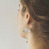 北京仓｜Polar Jewelry-Fan-吉扇 银色 耳环［丹麦设计师］ 商品缩略图0