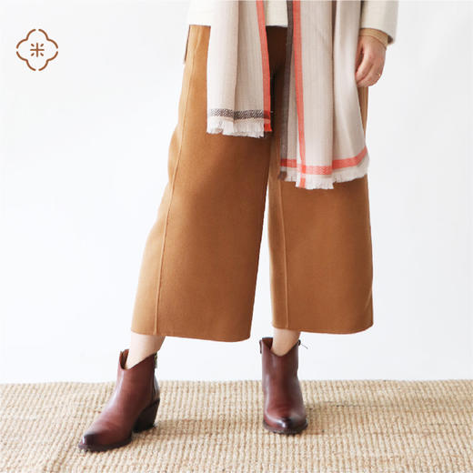 米马成衣 江浙沪女同学必入 阔腿8分羊毛呢裤  澳毛双面羊绒工艺！ 商品图2