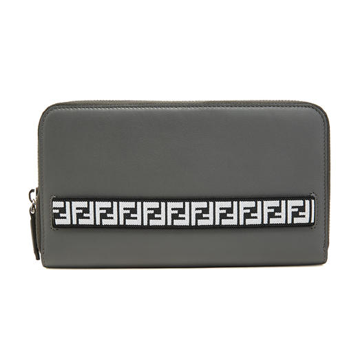 FENDI 芬迪 男士双F印花牛皮钱夹钱包7M0276 A8VC 商品图0