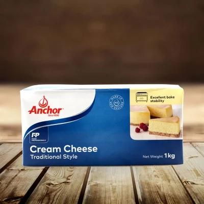 安佳奶油干酪 经典型 鲜奶油奶酪 芝士乳酪蛋糕原料 原装1kg 商品图1