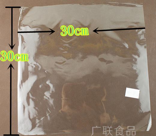 25*25 / 30*30cm 面包单张包装纸（透明材质）  1000张   精美西点/ 透明烘焙食品包装单片 商品图0