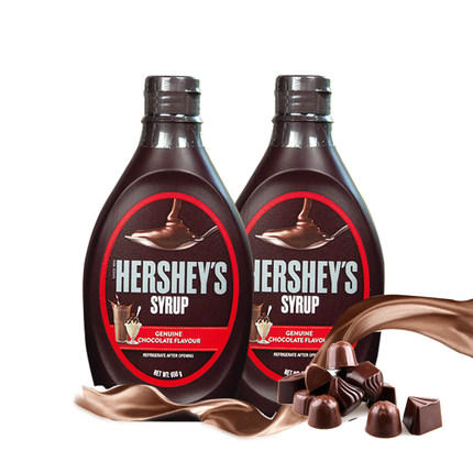 好时巧克力味糖浆 623g 巧克力酱 咖啡蛋糕面包饮品原料 商品图0