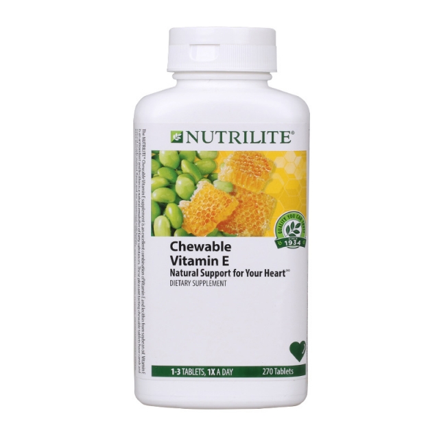 【美版】NUTRILITE 安利纽崔莱 蜂蜜VE卵磷脂咀嚼片 270片/瓶JPY带授权招加盟代理