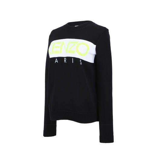 KENZO 高田贤三 黑色字母女卫衣黑色 F952 TO573 808 99 商品图1