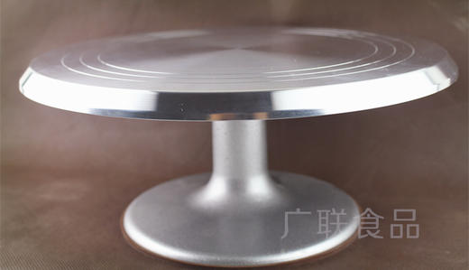 12寸铝合金材质蛋糕裱花转台 裱花盘 防滑 烘焙裱花用 商品图2