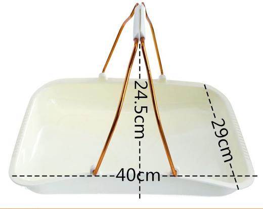 凯博特塑料手提盘 长方形蛋糕盘子手提托盘 烘焙自选盘 商品图1