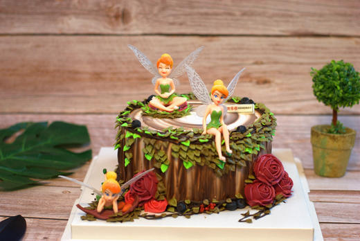 花仙子卡通蛋糕