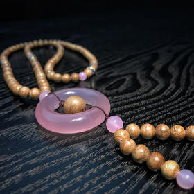 《博物馆》沉香景泰蓝玛瑙福扣吊坠20047412